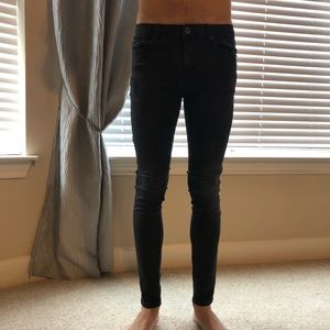 SPRAY ON SKINNY TOPMAN JEANS